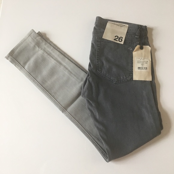 Rag n Bone Dre Skinny Jeans, Charcoal Ombre NWT - Picture 3 of 7
